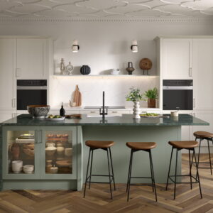 Aldana Taupe Grey and Reed Green_Kitchen