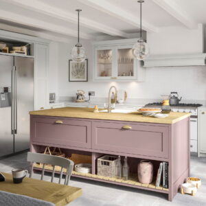 Clifden Vintage Pink and Light Grey_Kitchen