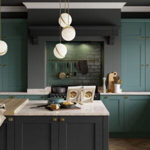 Florence Viridian and Graphite_Kitchen