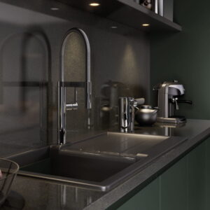 Strada Matte Deep Forest_Kitchen