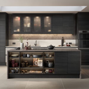 Tavola Hacienda Black and Zola Soft Matte Light Grey_Kitchen