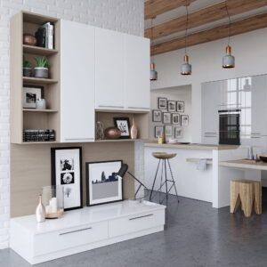 Zola Gloss White and Light Grey_Kitchen
