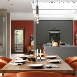 Zola Matte CMS Orange Dust Grey and Graphite_Kitchen