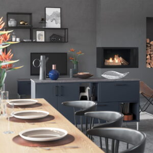 Zola Matte Slate Blue_Kitchen