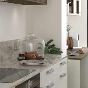 Zola Soft-Matte Porcelain and Rezana Weathered Silver_Kitchen